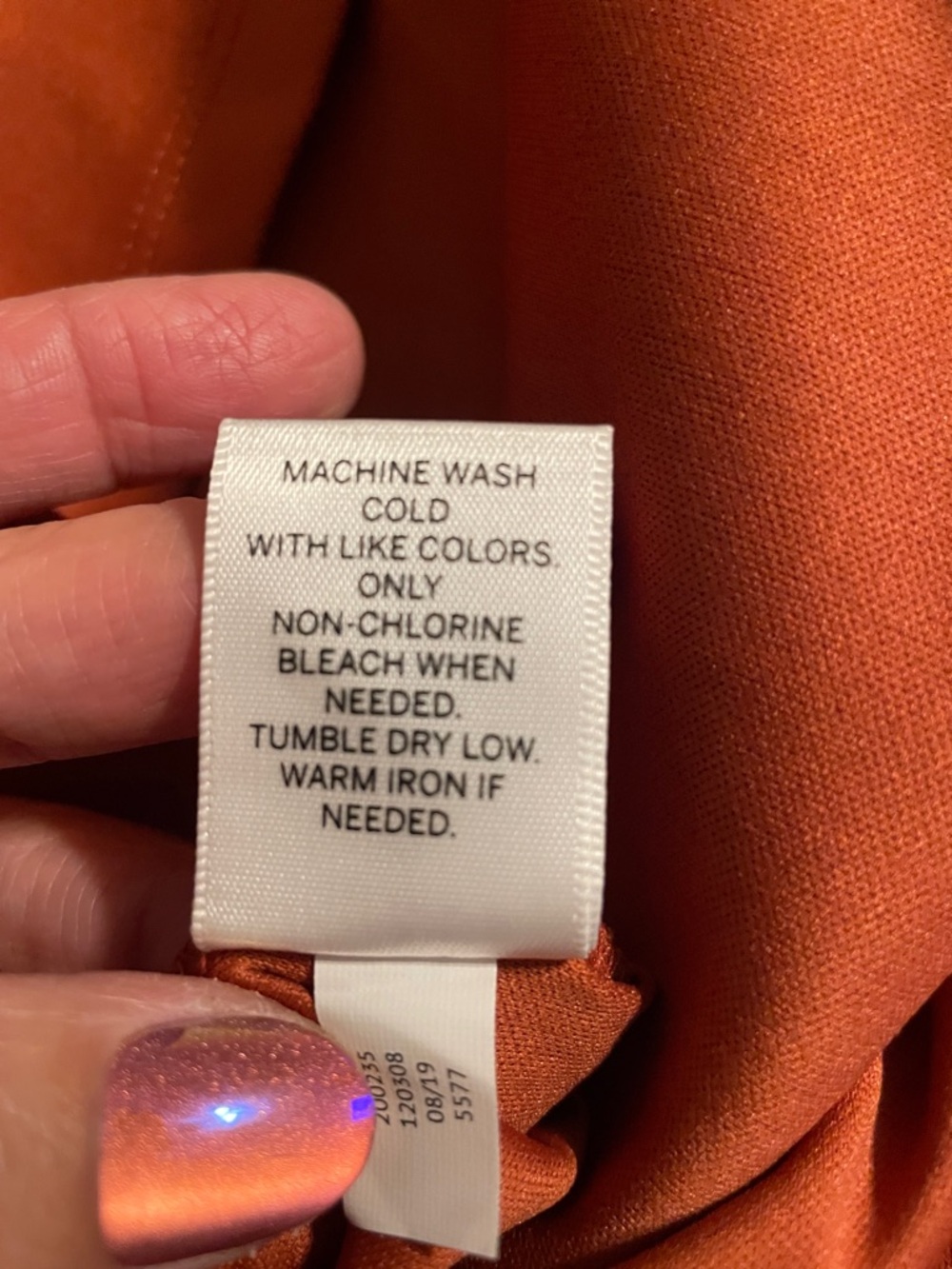 dressbarn Burnt Orange Women's Dress - Picture 8 of 8